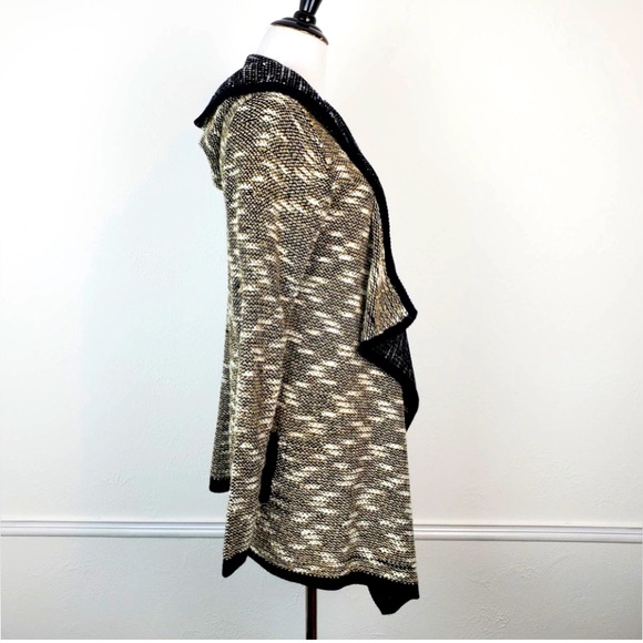 NEW BCBGMAXAZRIA Alpaca Blend Knit Hooded Cardigan Duster Sweater - Picture 10 of 11